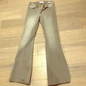 Frame Denim:  Le High Flare in grey size 26.